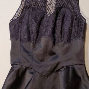 Corset top with mesh